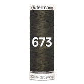 Gutermann garen | 200m | 673 bruin groen naaigaren GM - 200 - 673 - BRUIN - GROEN 4008015032883